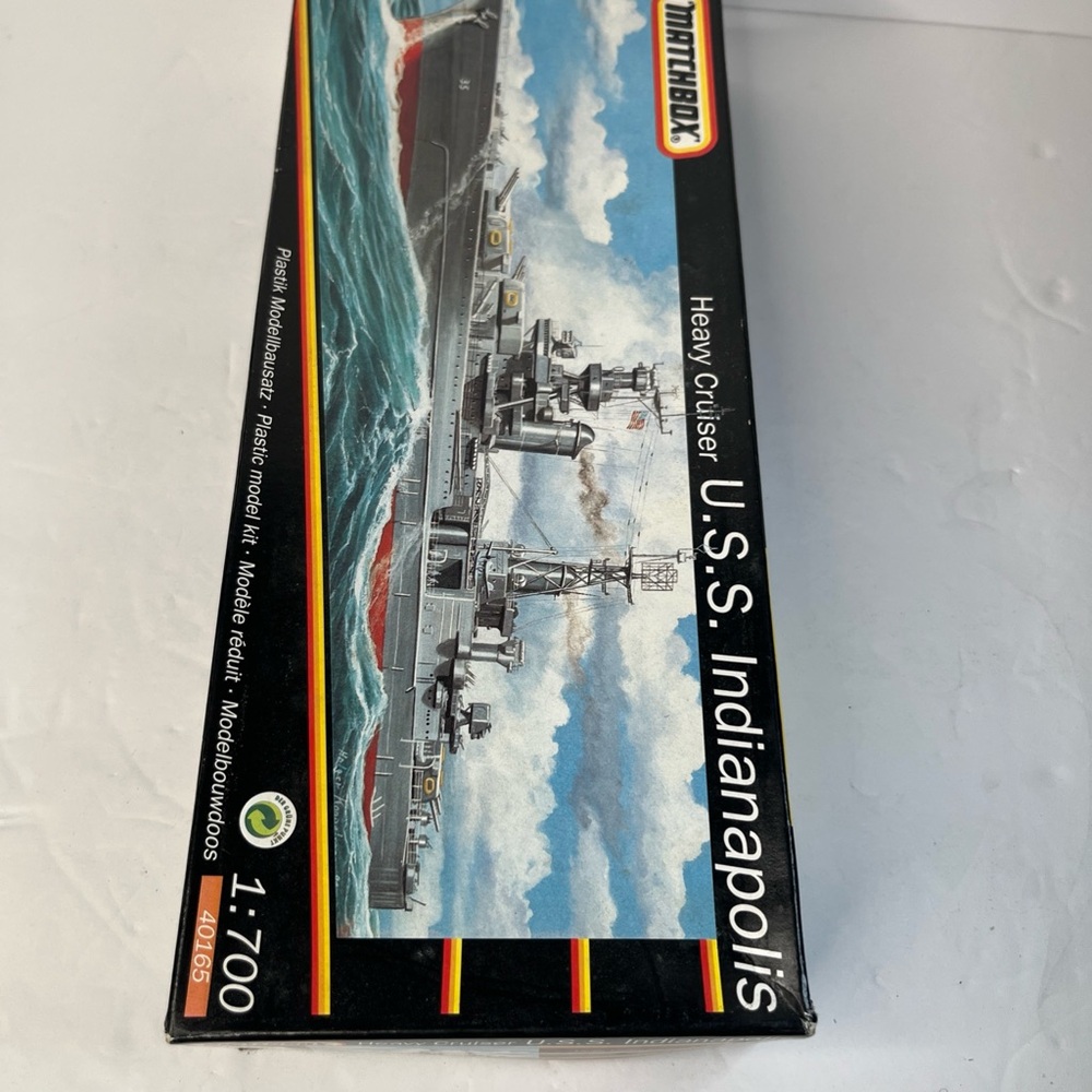 Matchbox Portland-Class Heavy Cruiser U.S.S. Indianapolis 1/700 Kit #40165